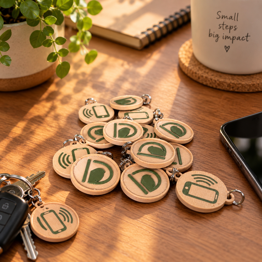 NFC-sleutelhanger met eigen logo