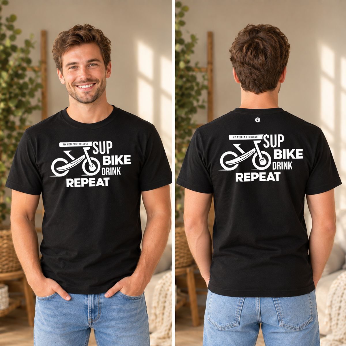 T-Shirt | Sup Bike Drink Repeat