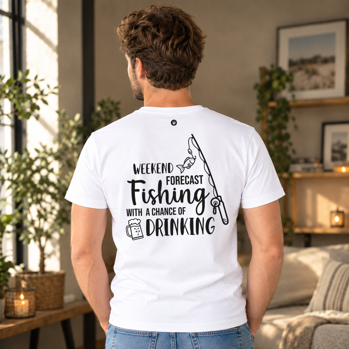 T-Shirt | Fishing with a chance of drinking